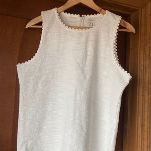 J crew factory white tank top